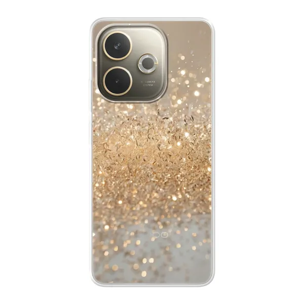 Radiant Gold Glitter Case