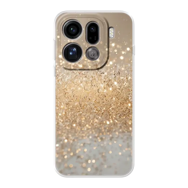 Radiant Gold Glitter Case