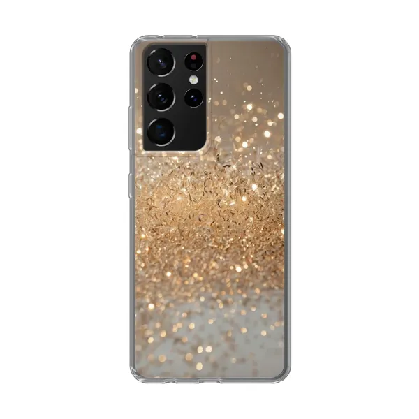 Radiant Gold Glitter Case