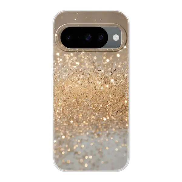 Radiant Gold Glitter Case
