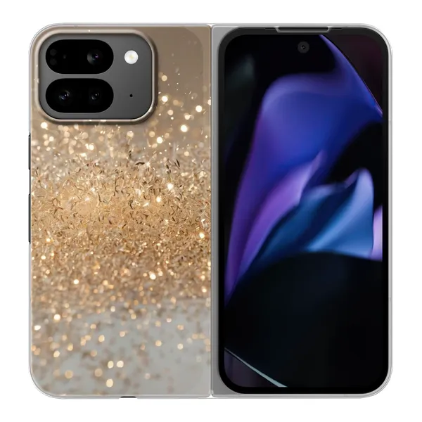 Radiant Gold Glitter Case