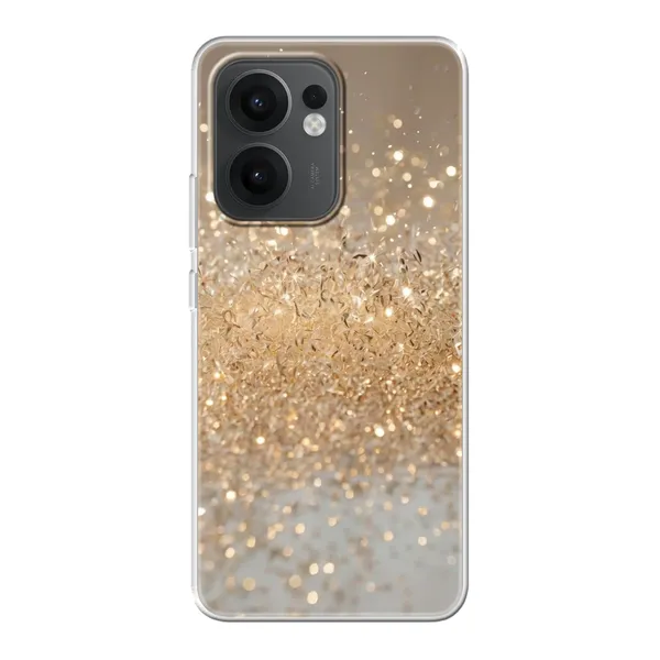Radiant Gold Glitter Case