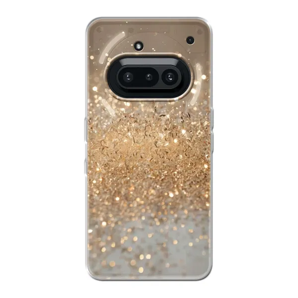 Radiant Gold Glitter Case