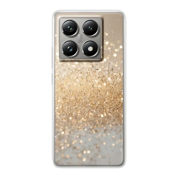 Radiant Gold Glitter Case