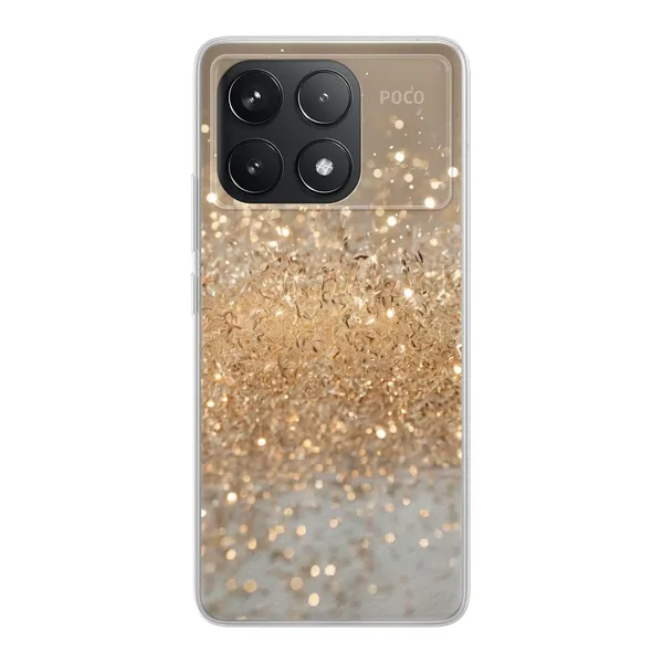 Radiant Gold Glitter Case