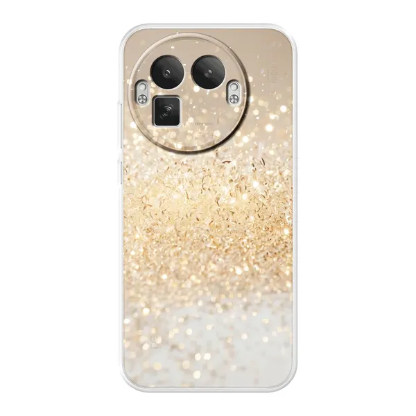 Radiant Gold Glitter Case