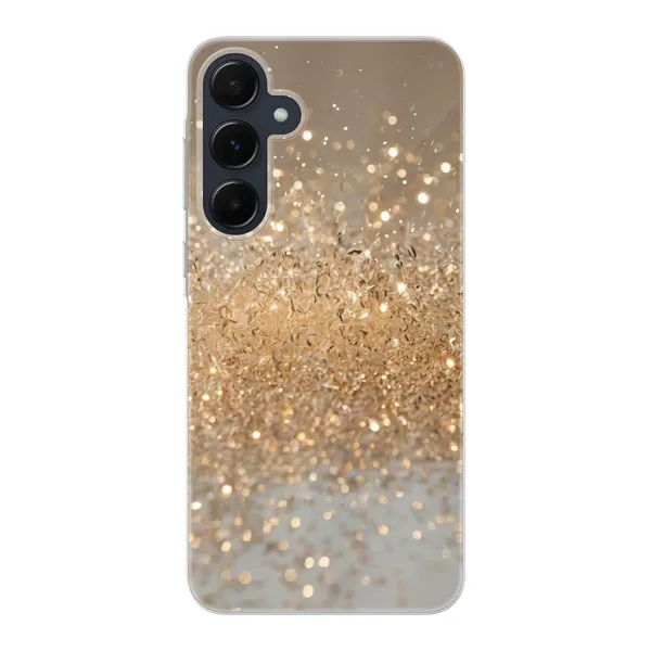 Radiant Gold Glitter Case