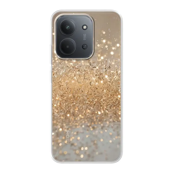Radiant Gold Glitter Case