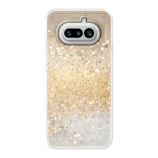 Radiant Gold Glitter Case