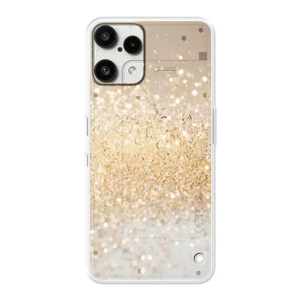 Radiant Gold Glitter Case