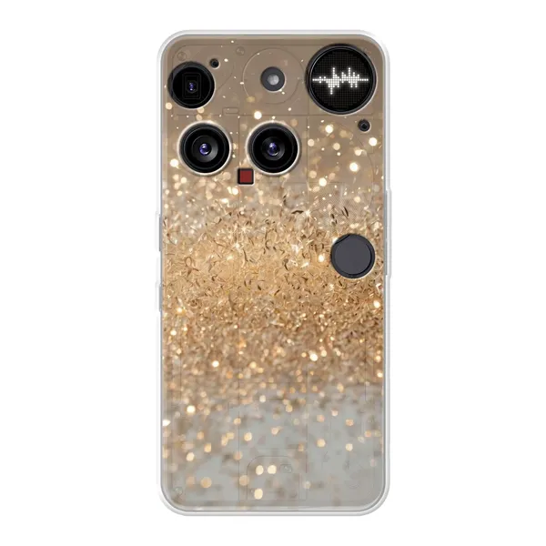 Radiant Gold Glitter Case