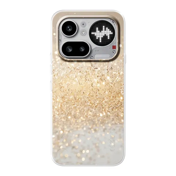 Radiant Gold Glitter Case