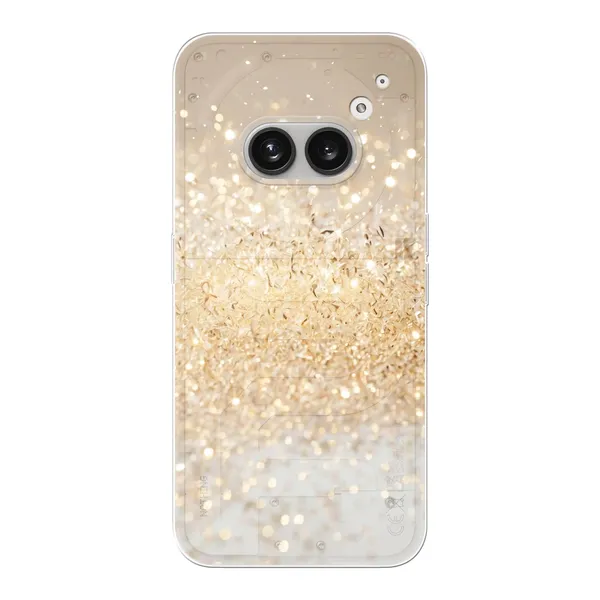 Radiant Gold Glitter Case