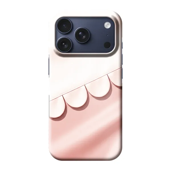 Blush Scallop Hemline Design case