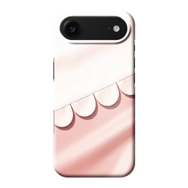 Blush Scallop Hemline Design case