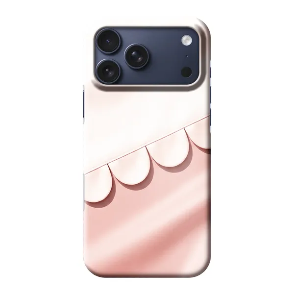 Blush Scallop Hemline Design case