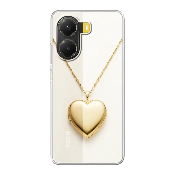 Gold Heart Locket case