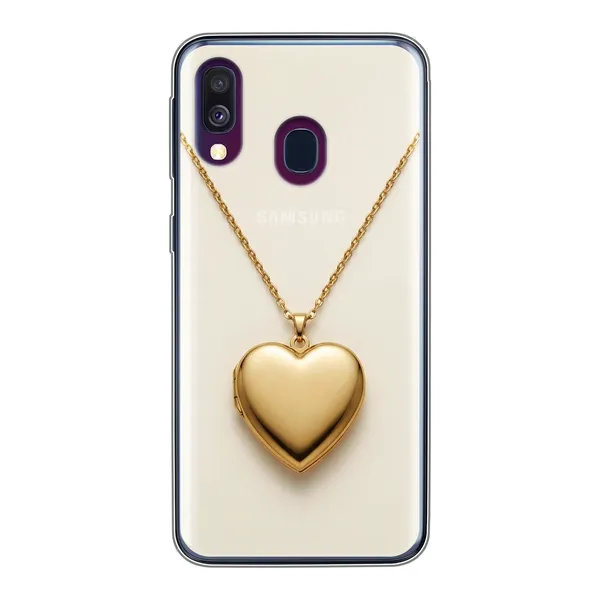 Gold Heart Locket case
