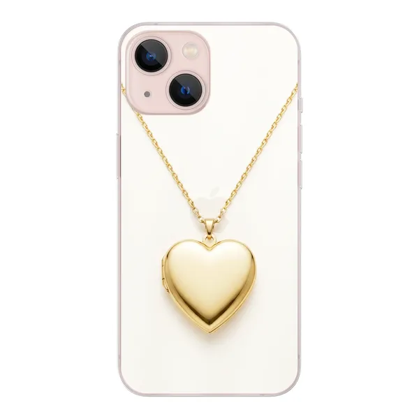 Gold Heart Locket case