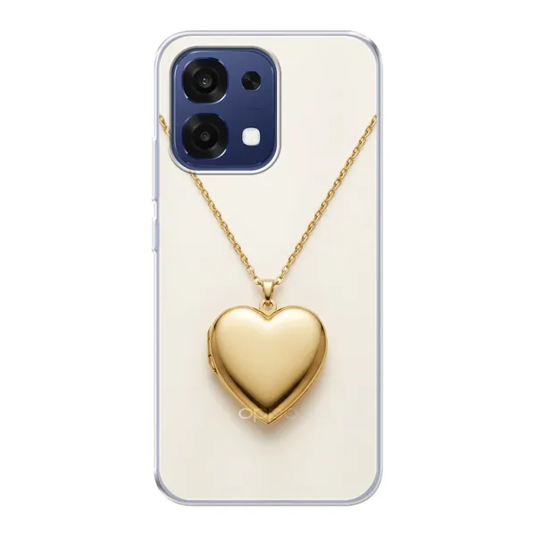 Gold Heart Locket case