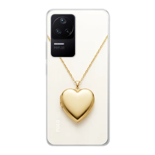 Gold Heart Locket case