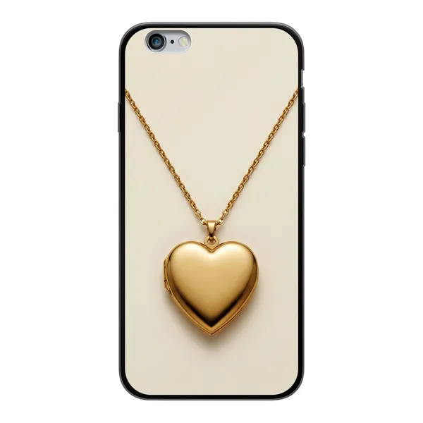 Gold Heart Locket case