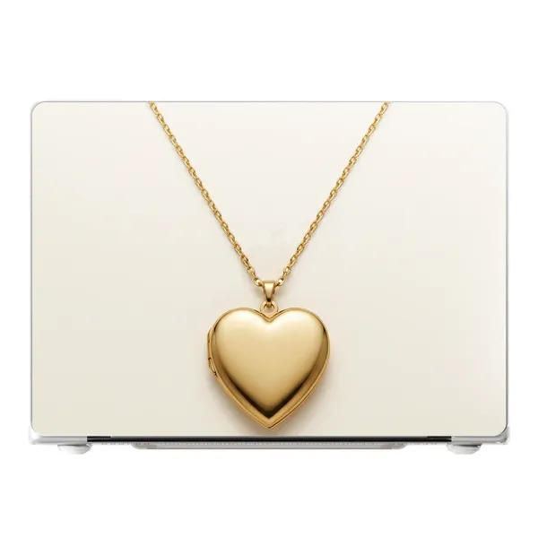 Gold Heart Locket case