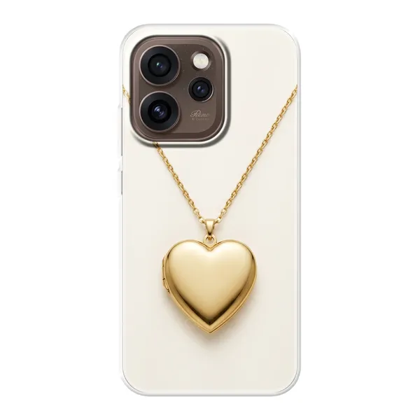 Gold Heart Locket case