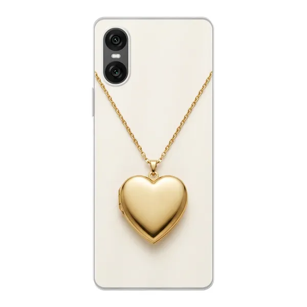 Gold Heart Locket case