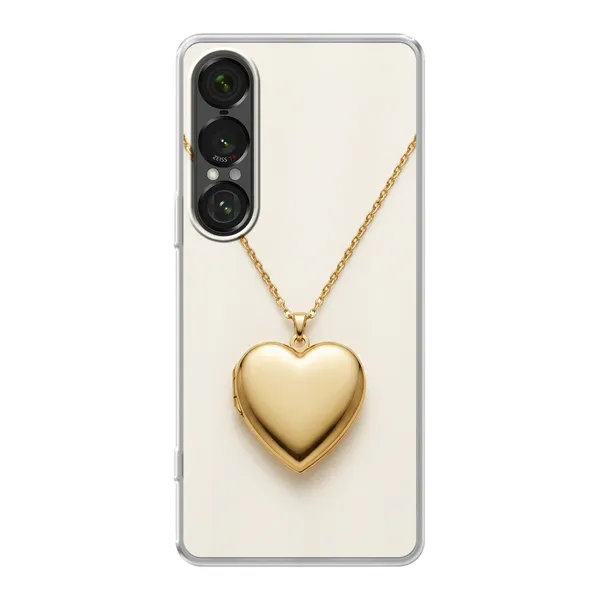 Gold Heart Locket case
