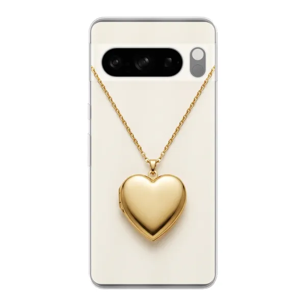 Gold Heart Locket case