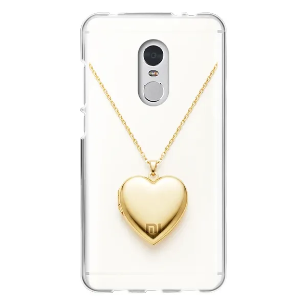 Gold Heart Locket case