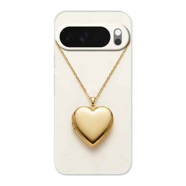 Gold Heart Locket case