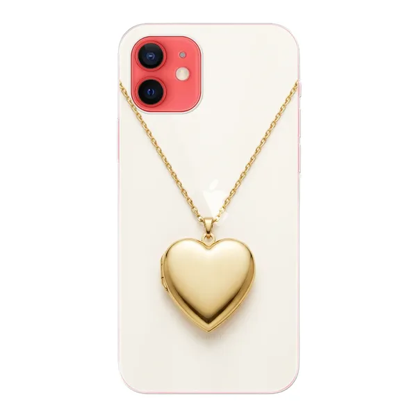 Gold Heart Locket case