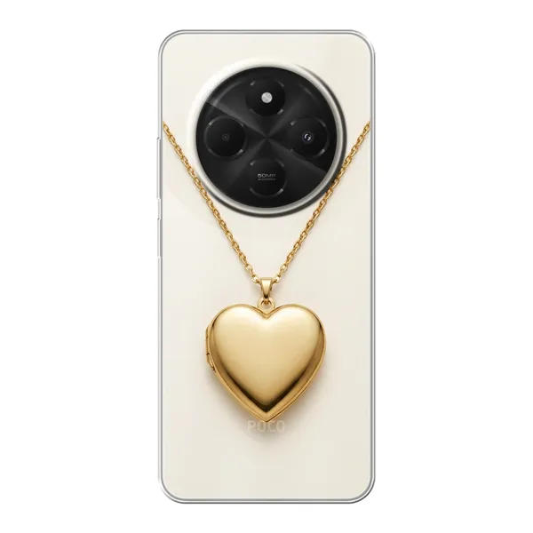 Gold Heart Locket case