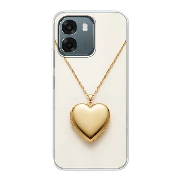 Gold Heart Locket case