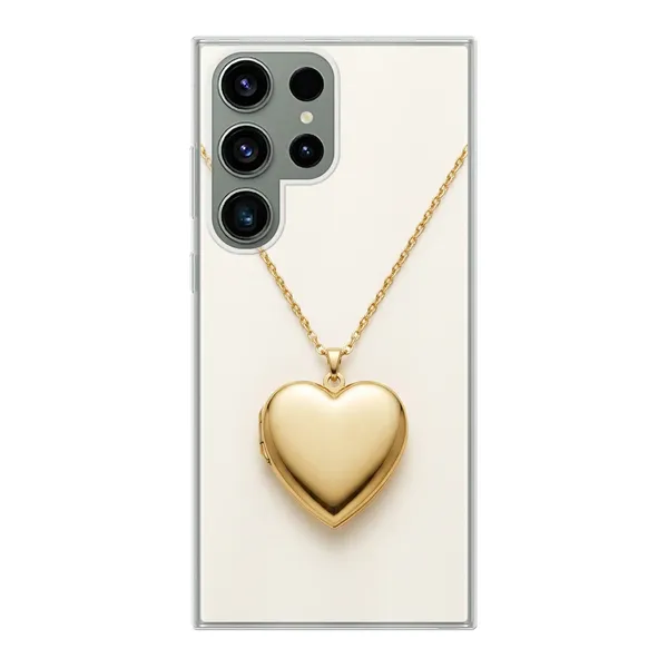Gold Heart Locket case