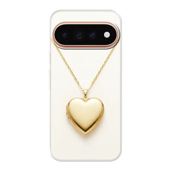 Gold Heart Locket case