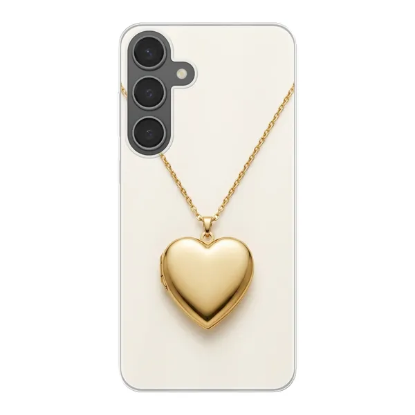 Gold Heart Locket case