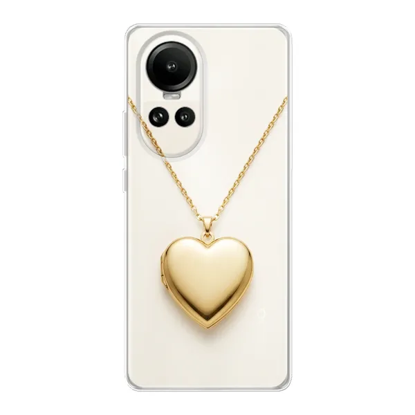 Gold Heart Locket case