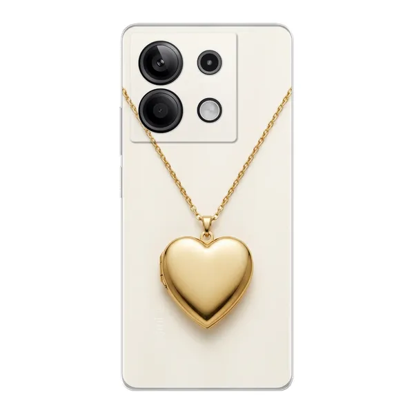 Gold Heart Locket case