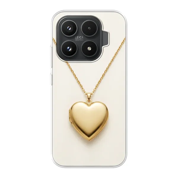 Gold Heart Locket case