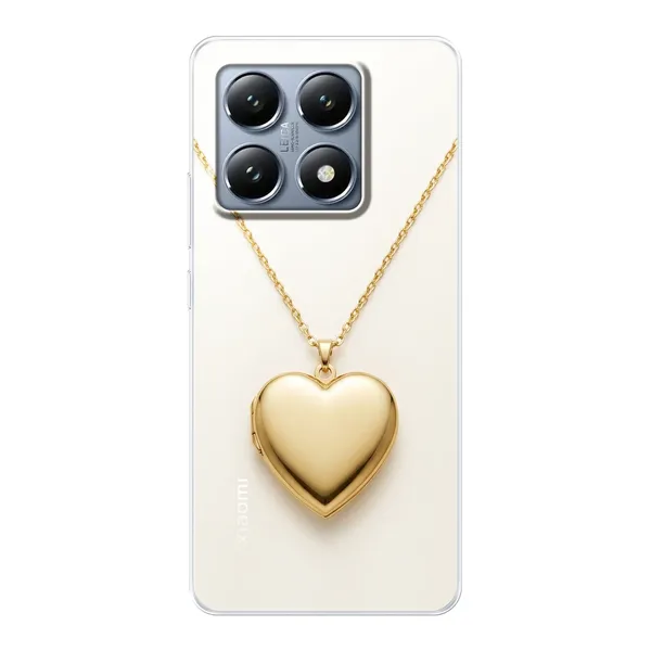 Gold Heart Locket case