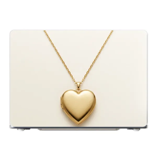 Gold Heart Locket case