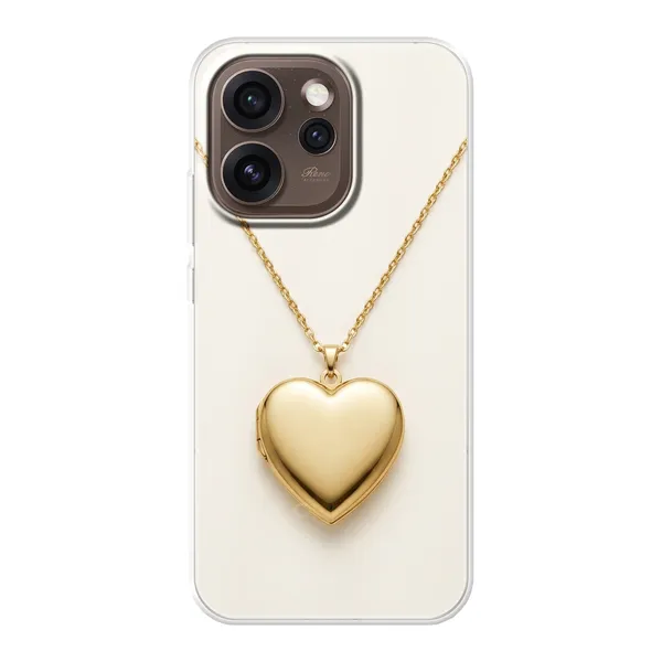 Gold Heart Locket case
