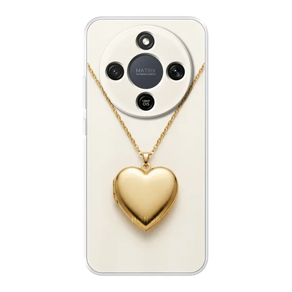 Gold Heart Locket case