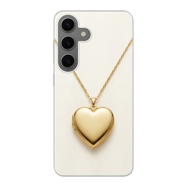 Gold Heart Locket case