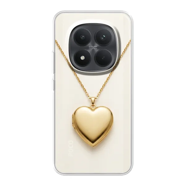 Gold Heart Locket case
