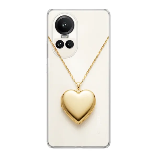 Gold Heart Locket case