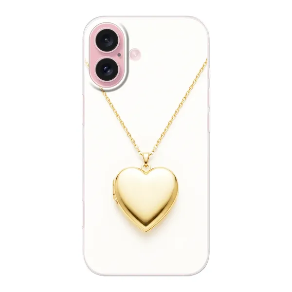 Gold Heart Locket case
